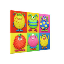 Monster Galerie Gefaltete Leinwand