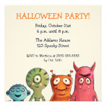 Monster-Halloween-Party-Einladungen