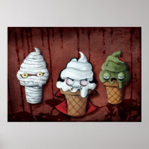 Monster-Halloween-Team! Posterdrucke