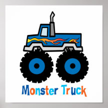 Monster-LKW Plakate