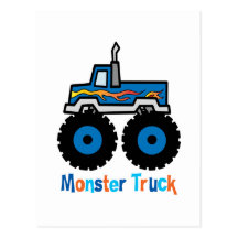 Monster-LKW Postkarten