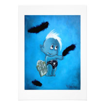 MonsterBaby Individuelle Einladungskarte