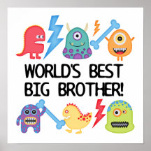 Monsters World's Best Big Brother Posters
