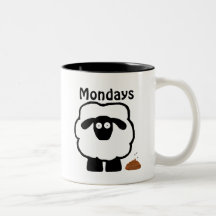 Montag ist Mist-Becher Kaffee Haferl