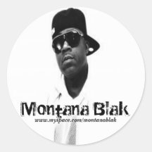 Montana Blak Promo-Aufkleber