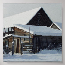 Montana-Winter-Ferien Plakat