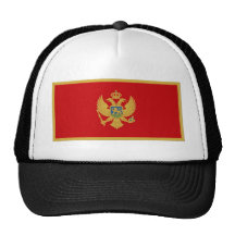 Montenegro-Flagge Kultkappe