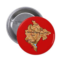 Montenegro-Karten-Knopf Anstecknadel