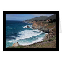 Monterey-Küstenlinie Grußkarten