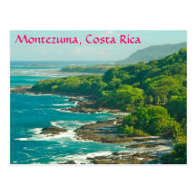 Montezuma, Costa Rica-Postkarte