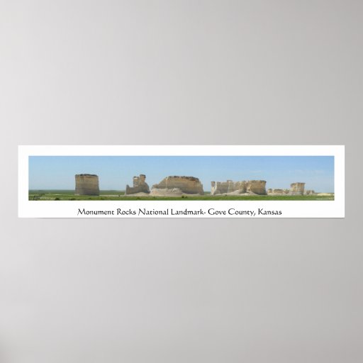 Monument schaukelt nationale Sehenswürdigkeit Posterdruck