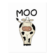 MOO-Kuh-T-Shirts und Geschenke Postkarte