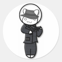 Mooncat Aufkleber