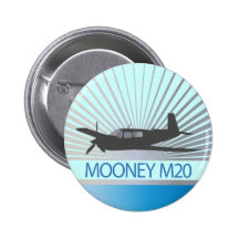 Mooney M20 Luftfahrt Anstecknadel