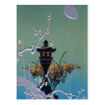 Moonlit Chochin Postkartenwiedergabe