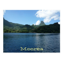 Moorea Insel, das französische Polynesien Postkarten