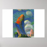 moosiger Felsen Posterdruck