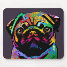 Mops-Hund Mauspads