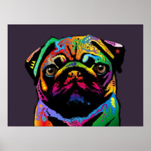 Mops-Hund Posterdrucke
