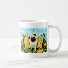 Mops-Hundeschmetterling Tee Tasse
