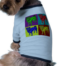 Mops Jack in 4 Farben Hundetshirt