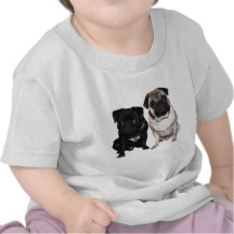 Mops Jack und Richi Hemden