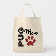 Mops-Mamma 2 Leinentaschen