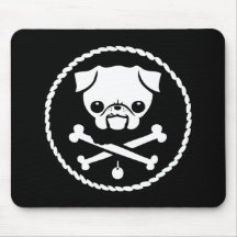 Mops-Pirat Mousepads
