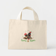 Mops-Sankt-Tatzen Leinentaschen