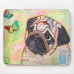 Mops-und Schmetterlings-Mausunterlage Mousepads