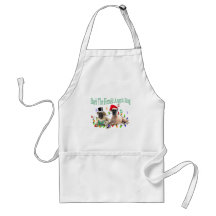 Mops-WeihnachtsSchürzen