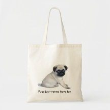 Mops-Welpen-Taschen-Tasche
