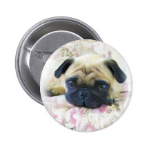 Mopsknopf Button
