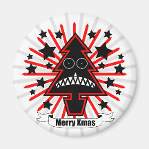 Mörder-Weihnachtsbaum Magnets