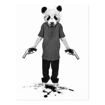 Mörderpanda Postkarte