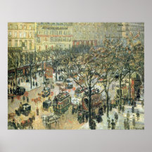 Morgen-Sonnenlicht Boulevard-DES Italiens, Camille Posterdrucke