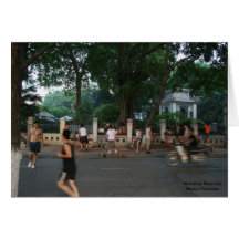 Morgen-Übung * Hanoi Vietnam Karte