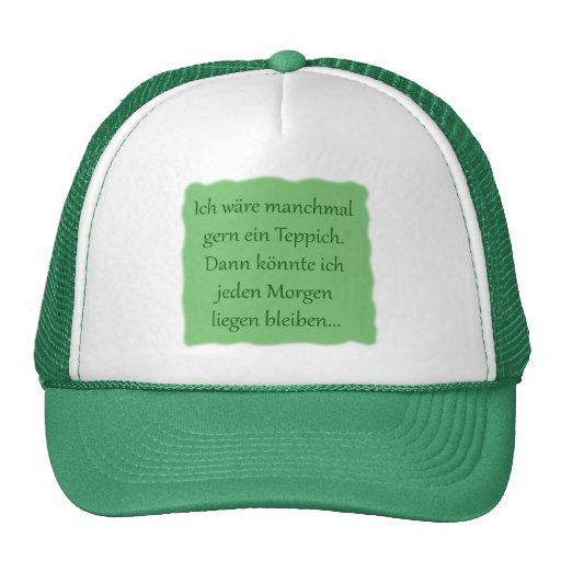 Morgens liegen bleiben truckercap