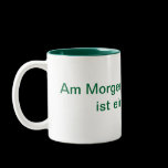 Morgens Müde tassen