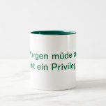 Morgens Müde Teetassen