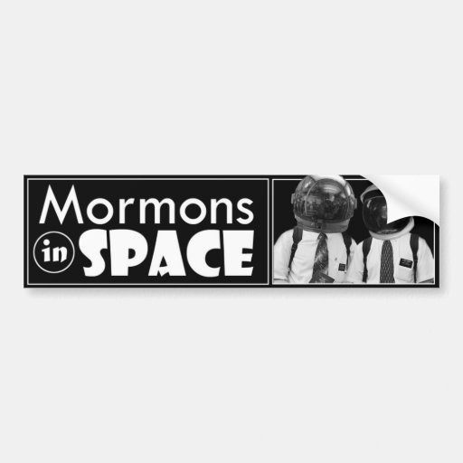 Mormonen im Raum Auto Aufkleber