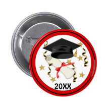 Mörser-und Diplom-Abschluss 2013 - fertigen Sie be Buttons