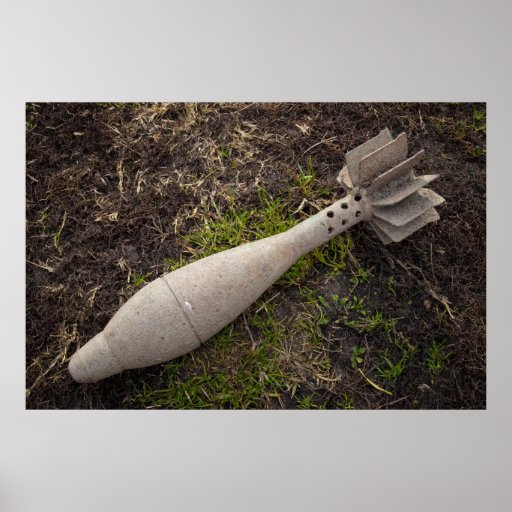 Mörsergranate Plakatdruck Zazzle