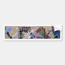 Mosaik-Leuchtkäfer Auto Aufkleber
