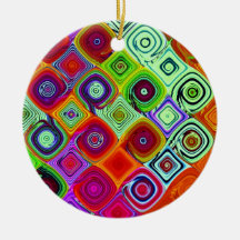 Mosaik-Weihnachtsdigital-Kunst Weihnachtsbaum Ornamente