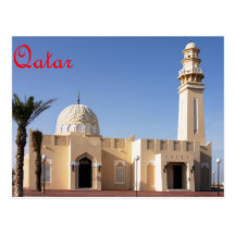 Moschee in Qatar-Postkarte