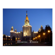 Moskau, Russland Postkarte