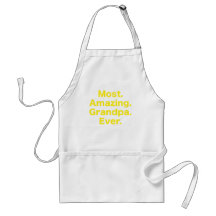 Most Amazing Grandpa Ever Aprons