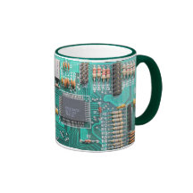 Motherboard, Leiterplattefoto, Computer-Nerd Teetasse
