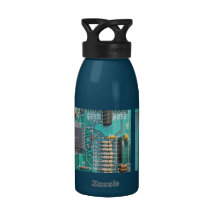 Motherboard, Leiterplattefoto Wasserflaschen